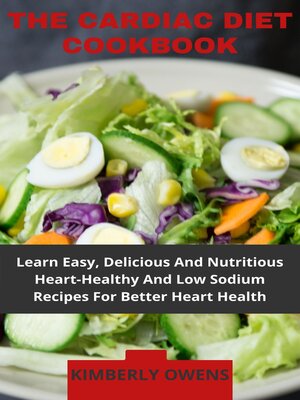 cover image of THE CARDIAC DIET COOKBOOK